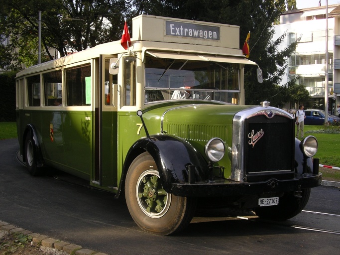 1929 Saurer No 7 at Weissenb hl on the opening day of the new museum