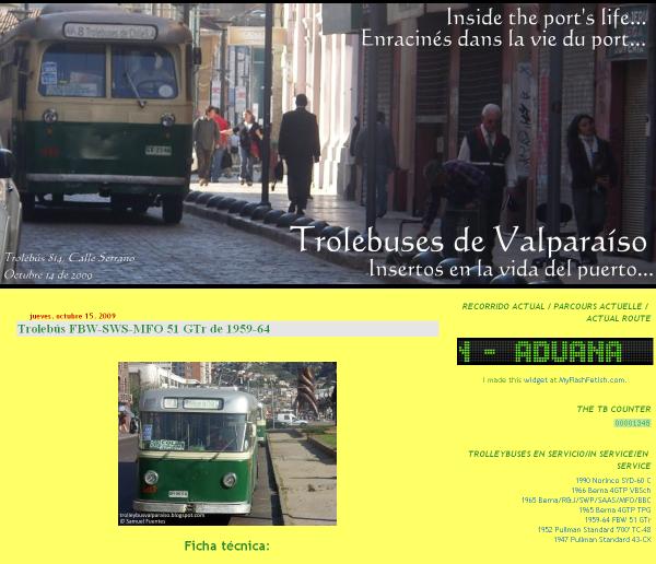 Trolleybus Blog Valparaiso